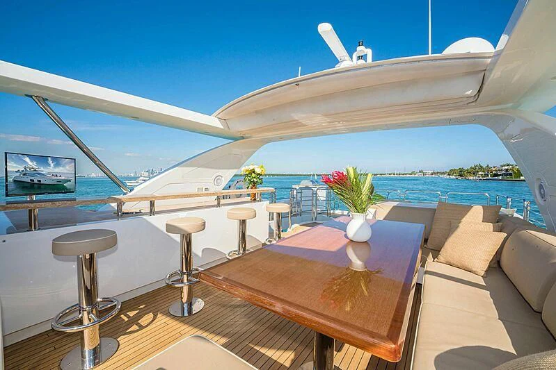 a boat on the water aboard PHOENIX Yacht for Sale