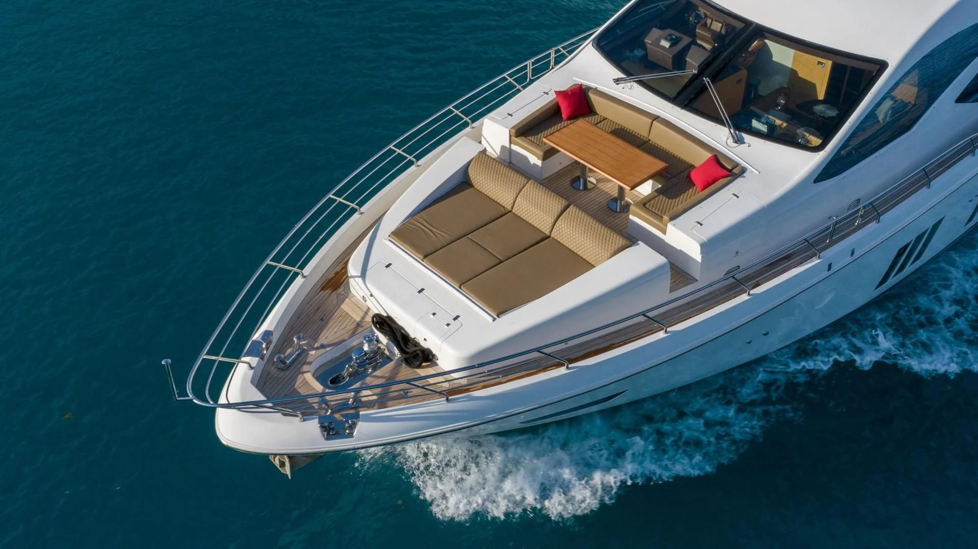 a boat on the water aboard PHOENIX Yacht for Sale