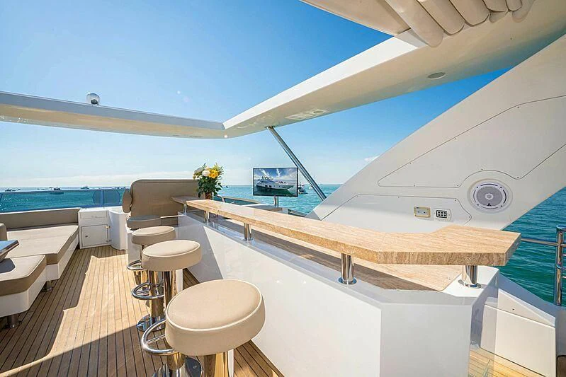a boat on the water aboard PHOENIX Yacht for Sale