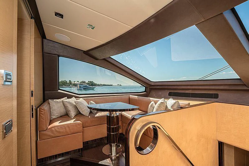 inside of a vehicle aboard PHOENIX Yacht for Sale
