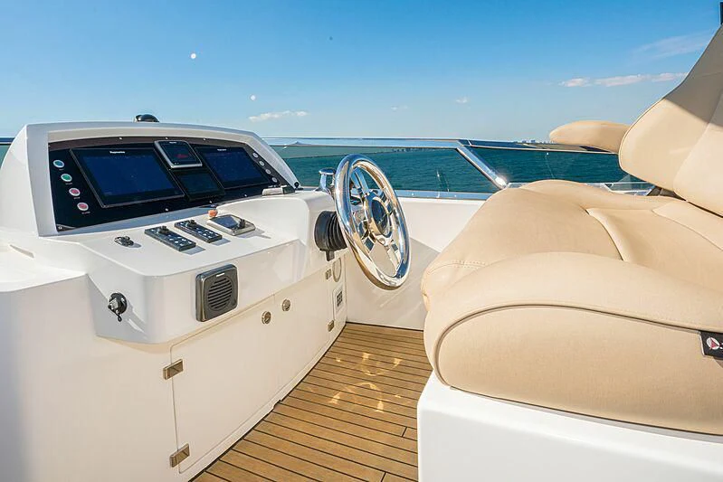 a car in the desert aboard PHOENIX Yacht for Sale