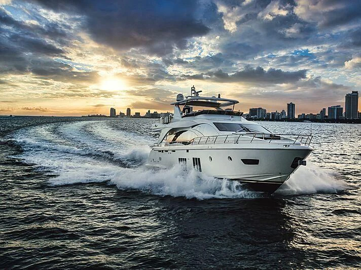 a boat on the water aboard PHOENIX Yacht for Sale