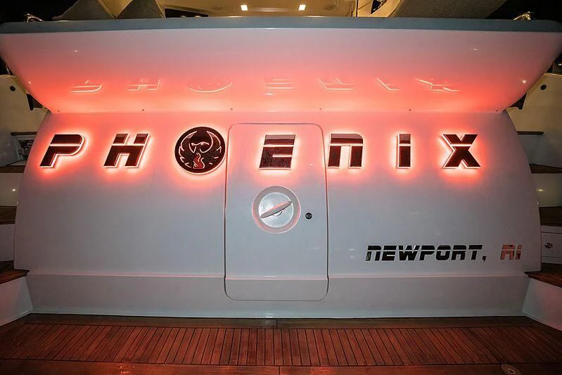 a pink and white machine aboard PHOENIX Yacht for Sale