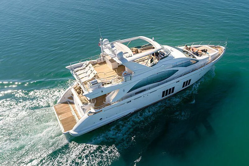 a boat on the water aboard PHOENIX Yacht for Sale