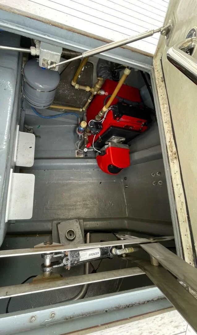 a close-up of a machine aboard SEA LION Yacht for Sale