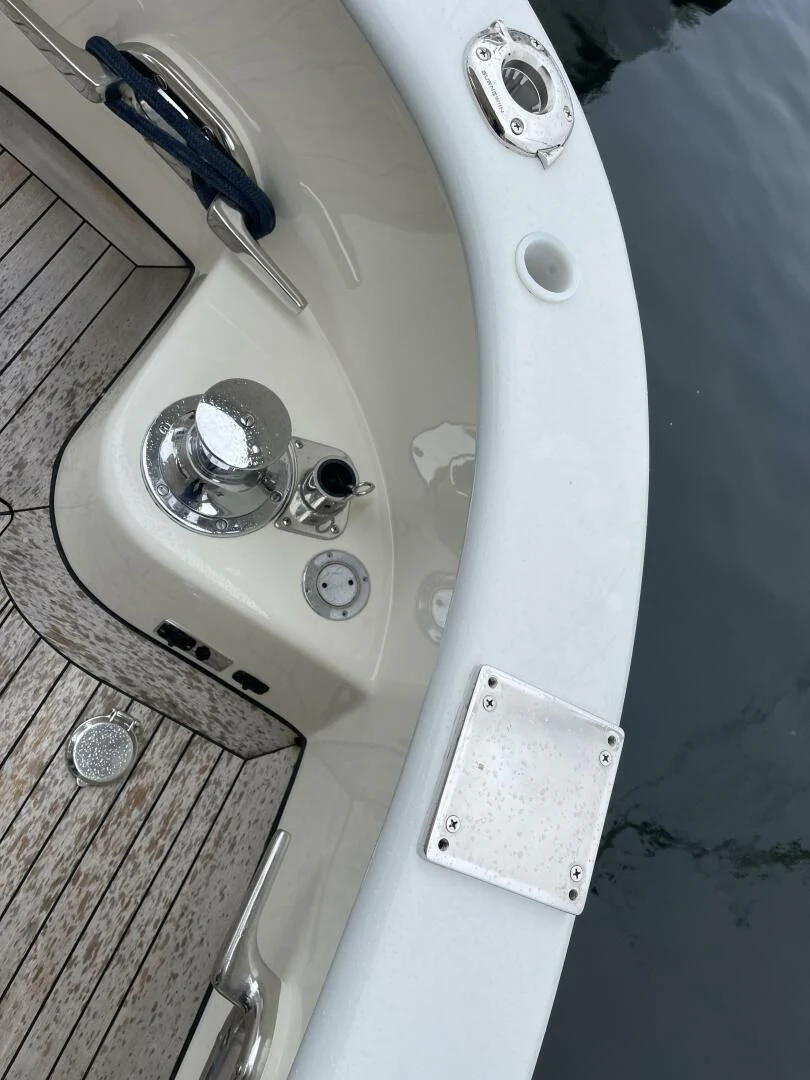 a white electric guitar aboard SEA LION Yacht for Sale