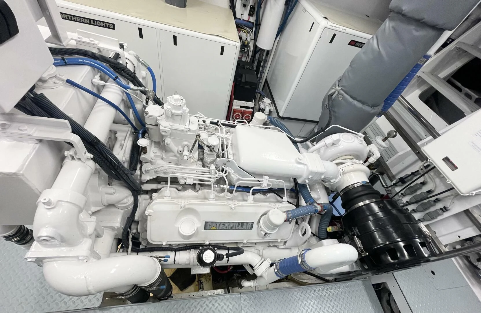 a close-up of a machine aboard SEA LION Yacht for Sale