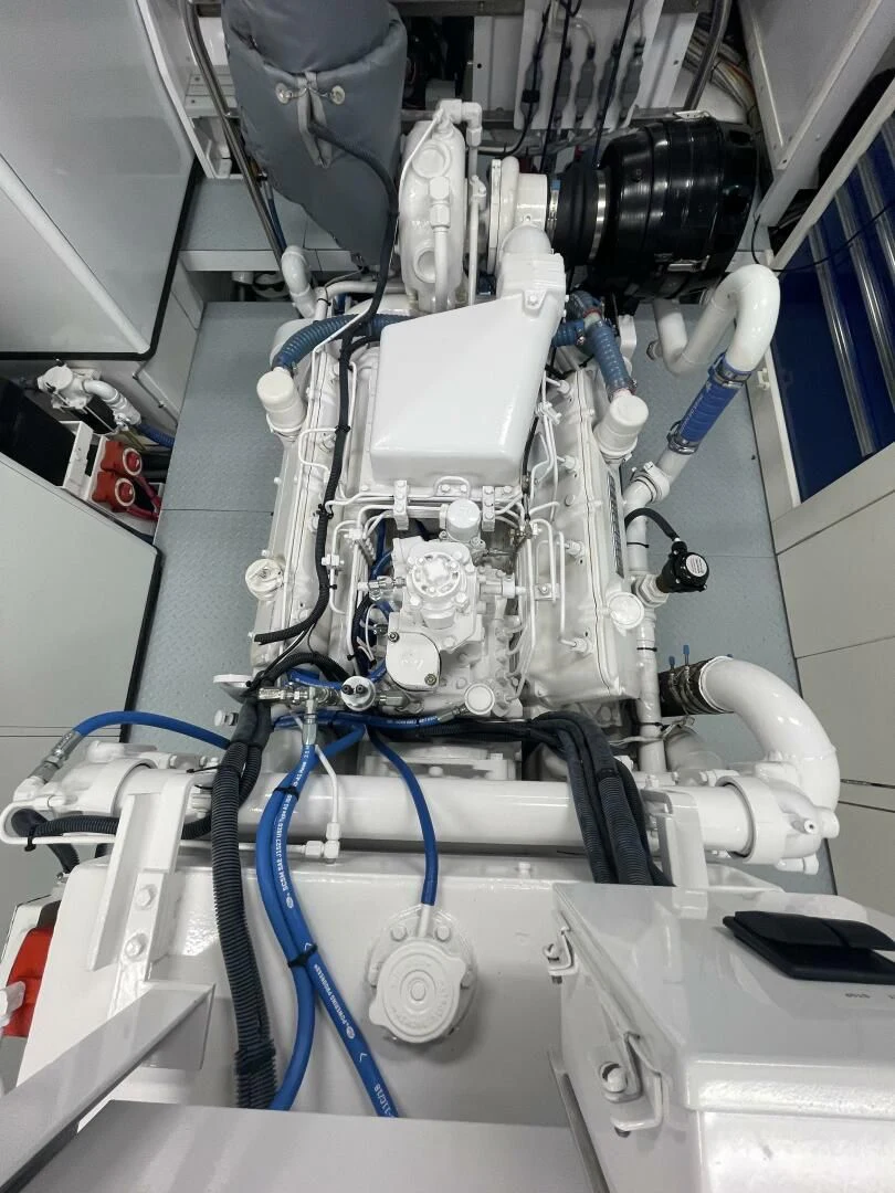 a close-up of a machine aboard SEA LION Yacht for Sale