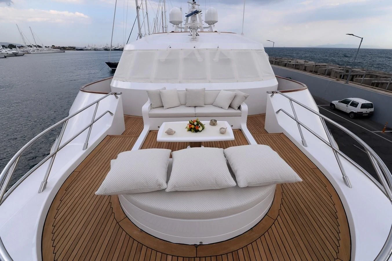a boat on the water aboard SUITE Yacht for Sale