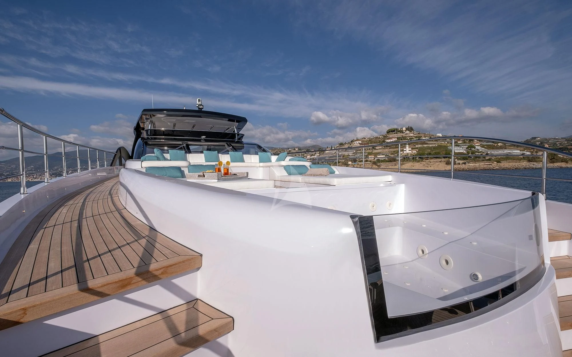 a boat on the water aboard LAFAYETTE Yacht for Sale