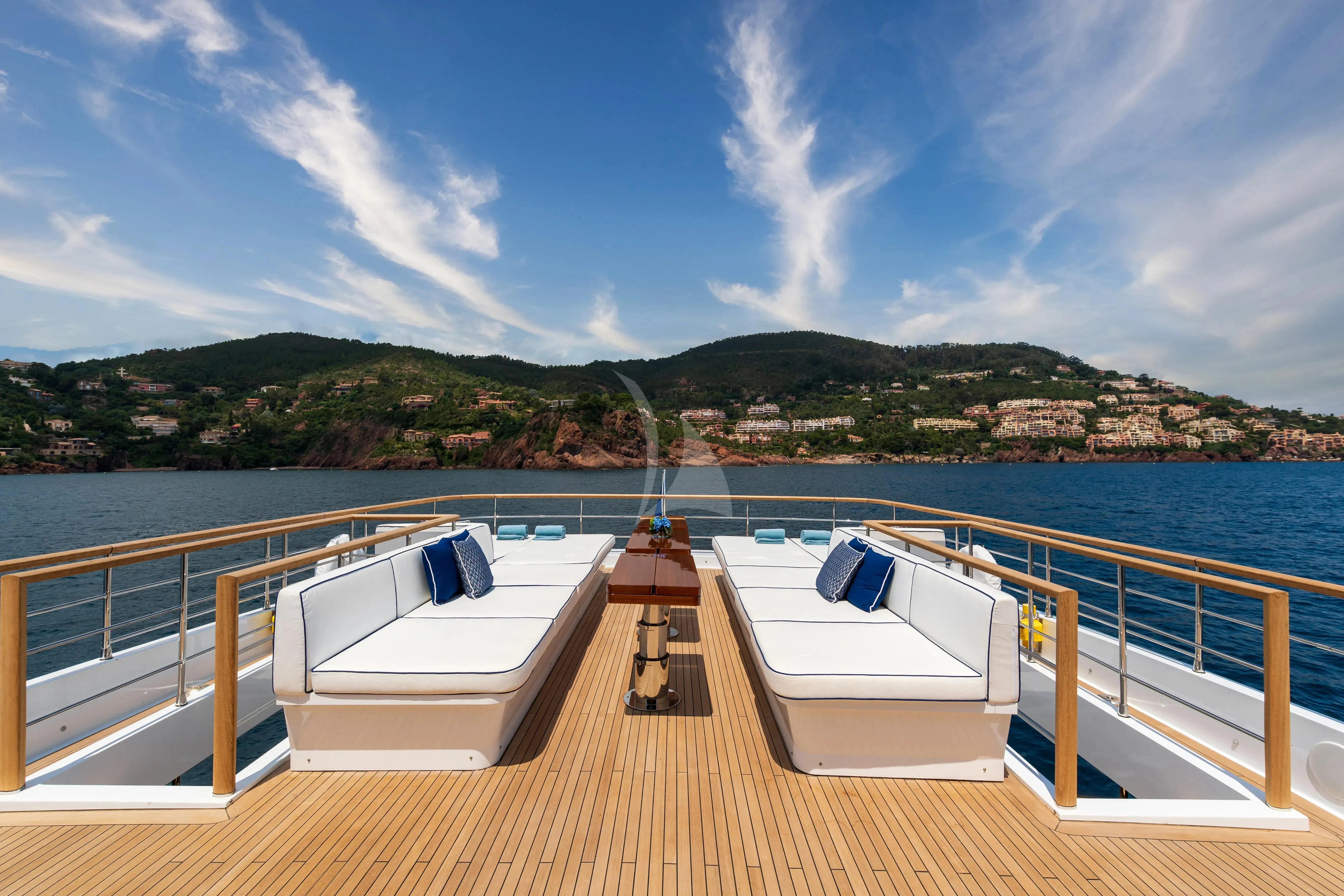 a boat on the water aboard LAFAYETTE Yacht for Sale