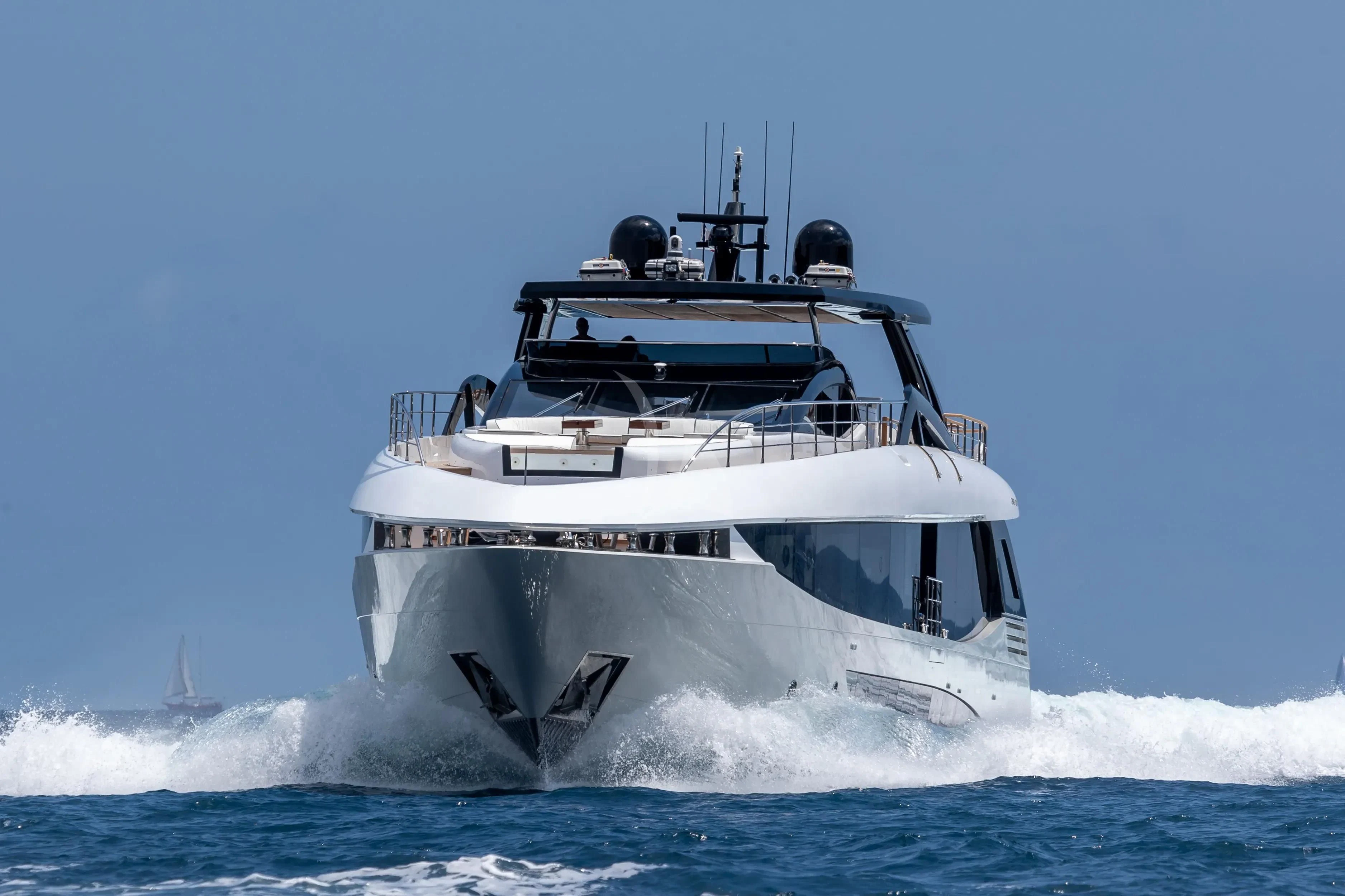 a boat in the water aboard LAFAYETTE Yacht for Sale