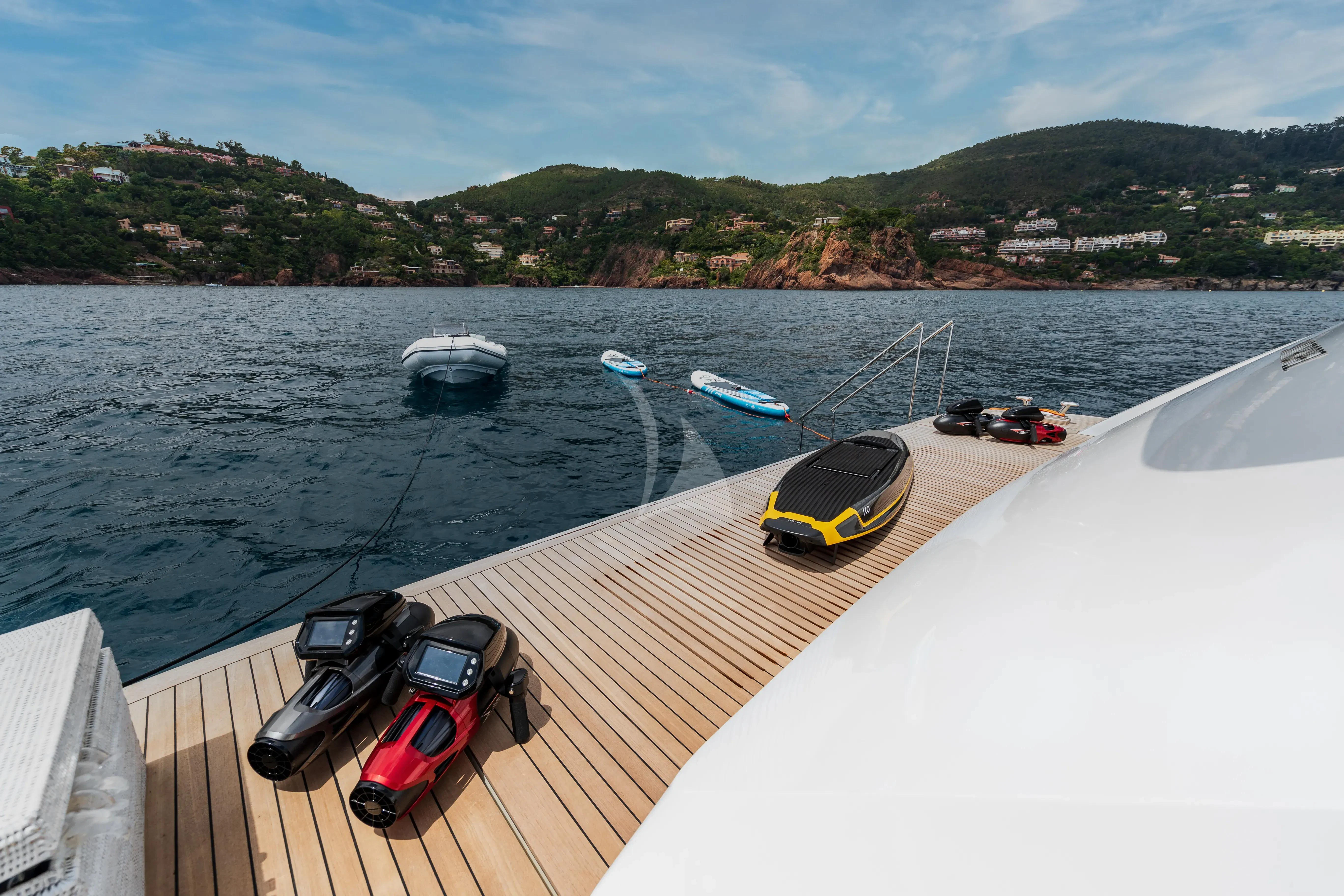 a boat on the water aboard LAFAYETTE Yacht for Sale