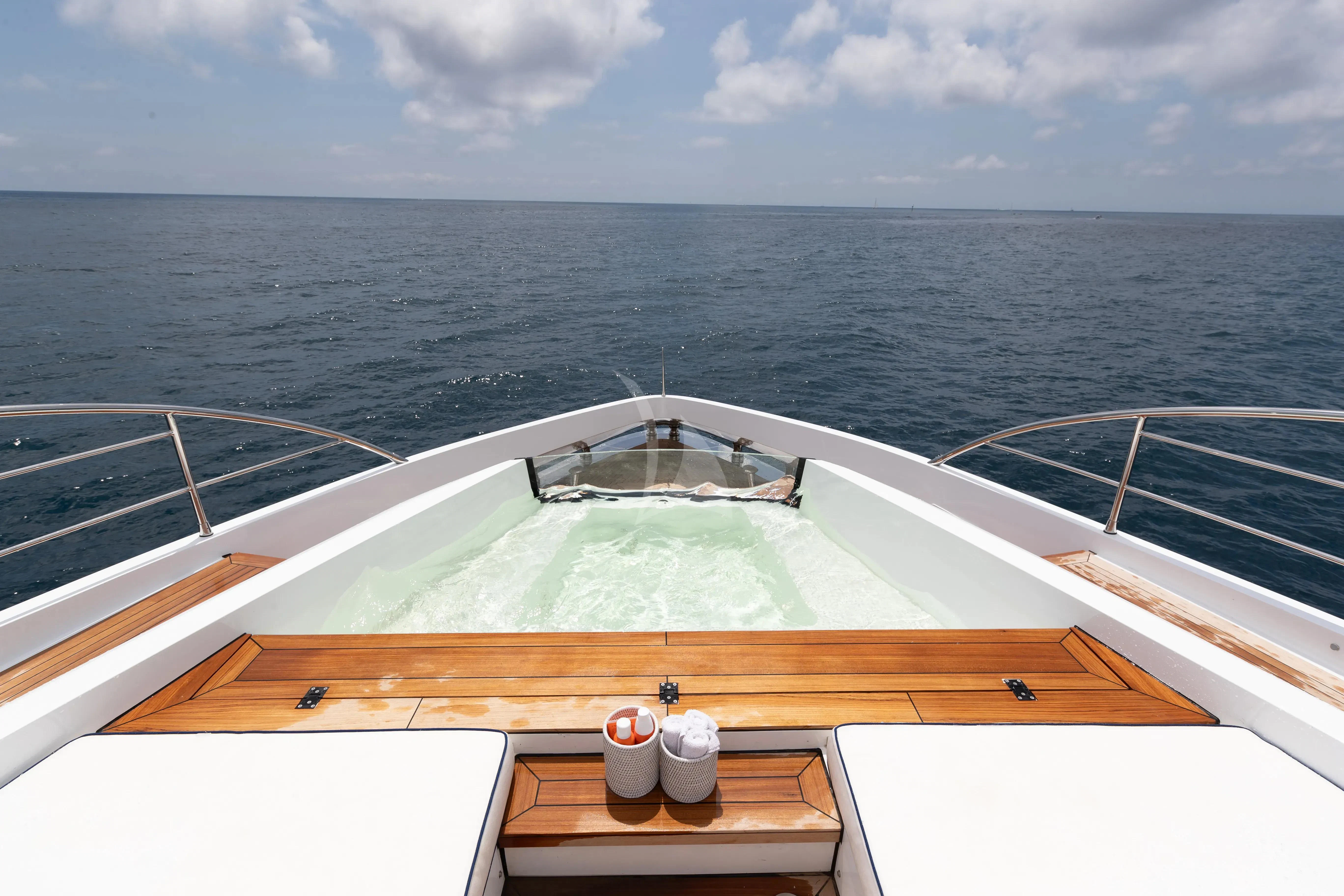 a boat on the water aboard LAFAYETTE Yacht for Sale