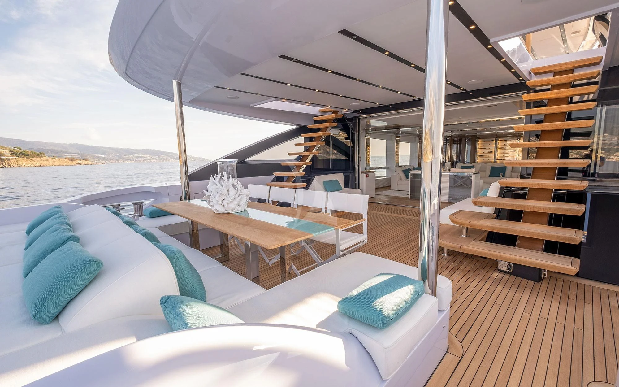 a boat on the water aboard LAFAYETTE Yacht for Sale