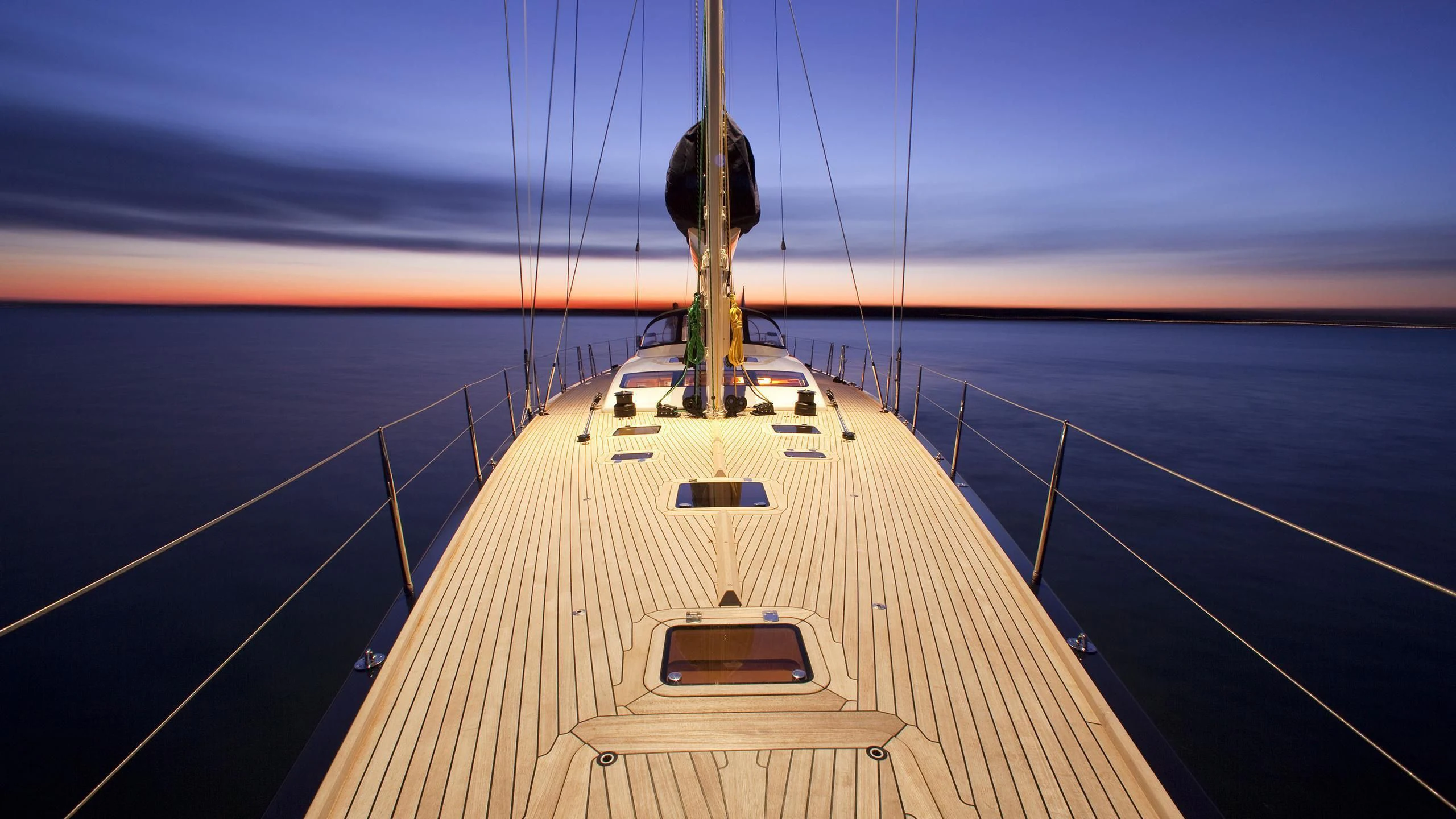 a ship on the water aboard ELYSIUM Yacht for Sale
