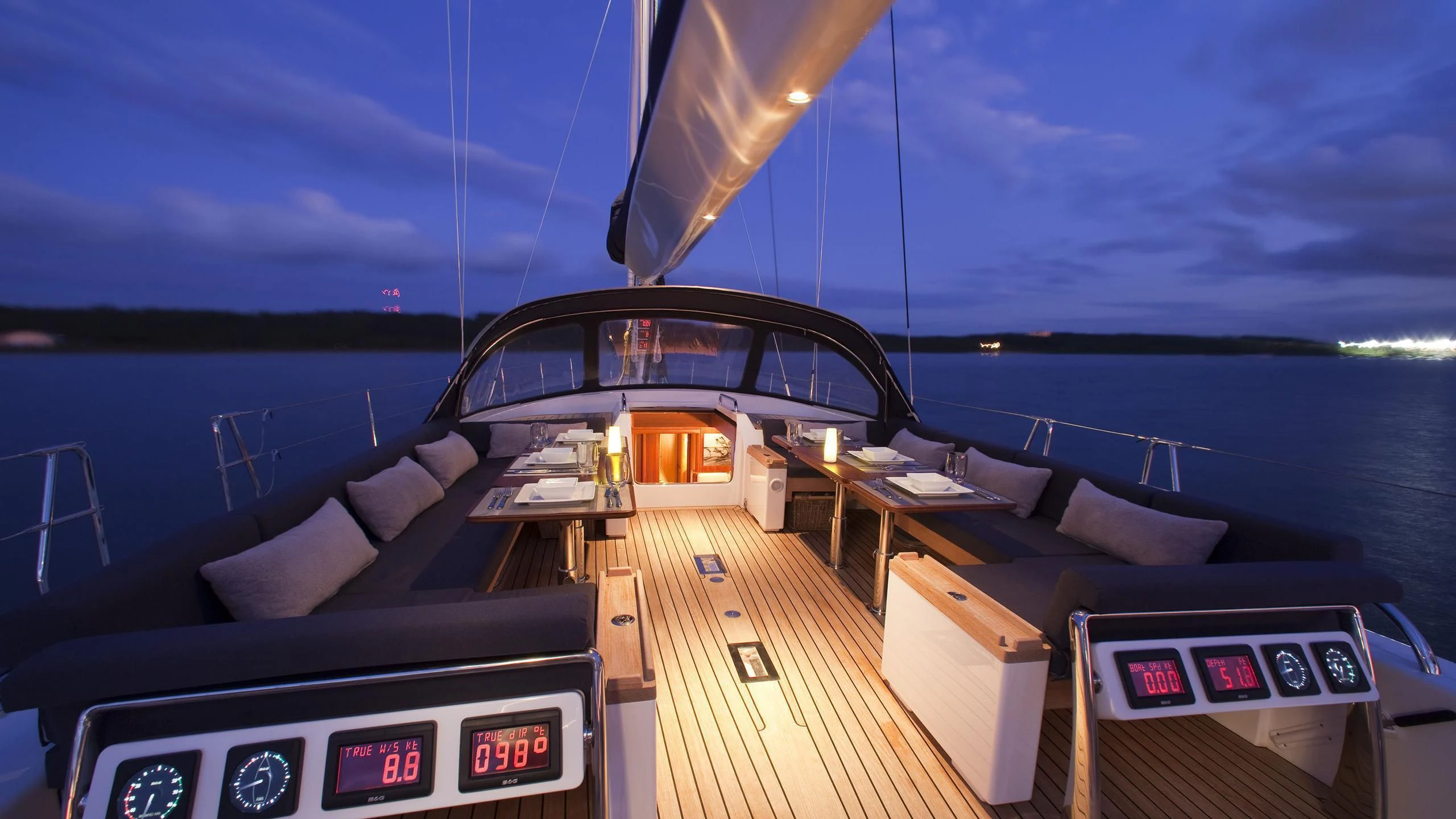 inside of a boat aboard ELYSIUM Yacht for Sale