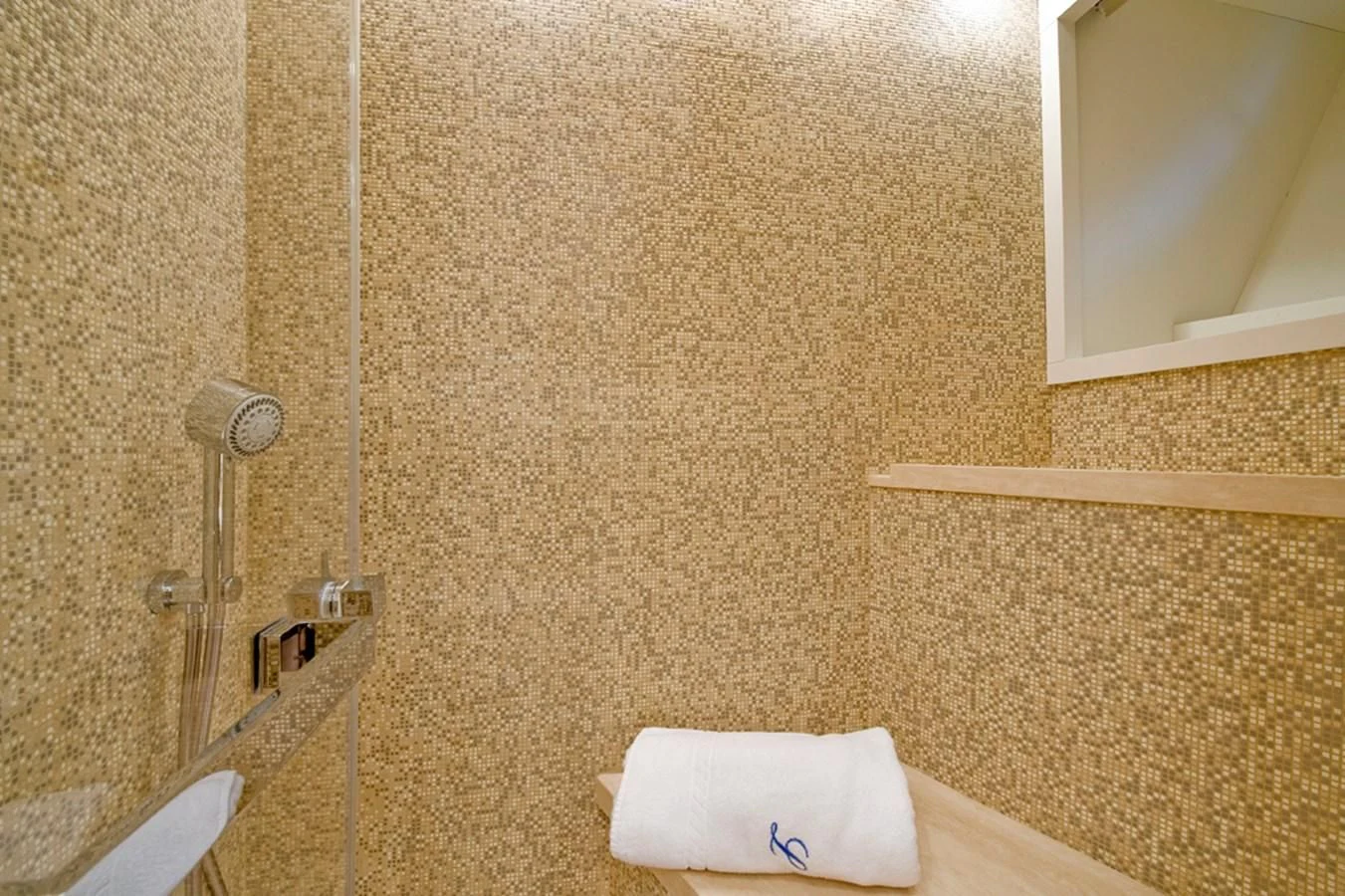 a bathroom with a toilet paper roll aboard ELYSIUM Yacht for Sale