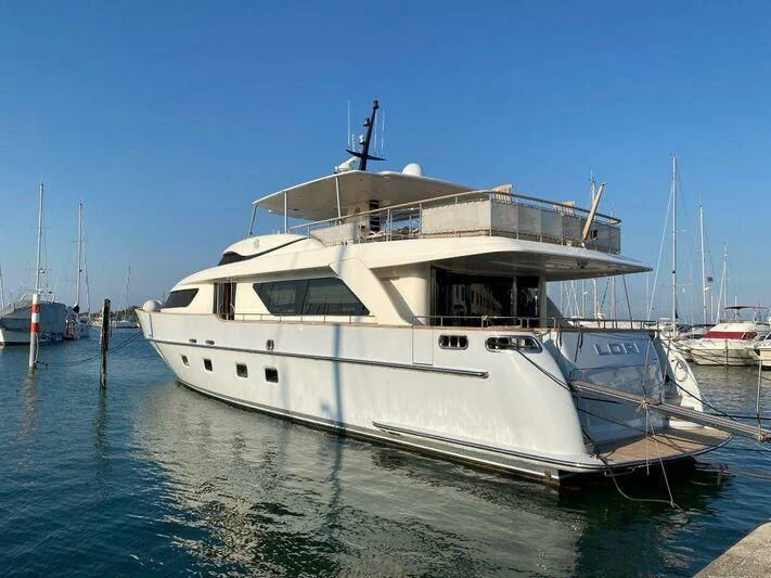 a boat in the water aboard ELYSIUM Yacht for Sale