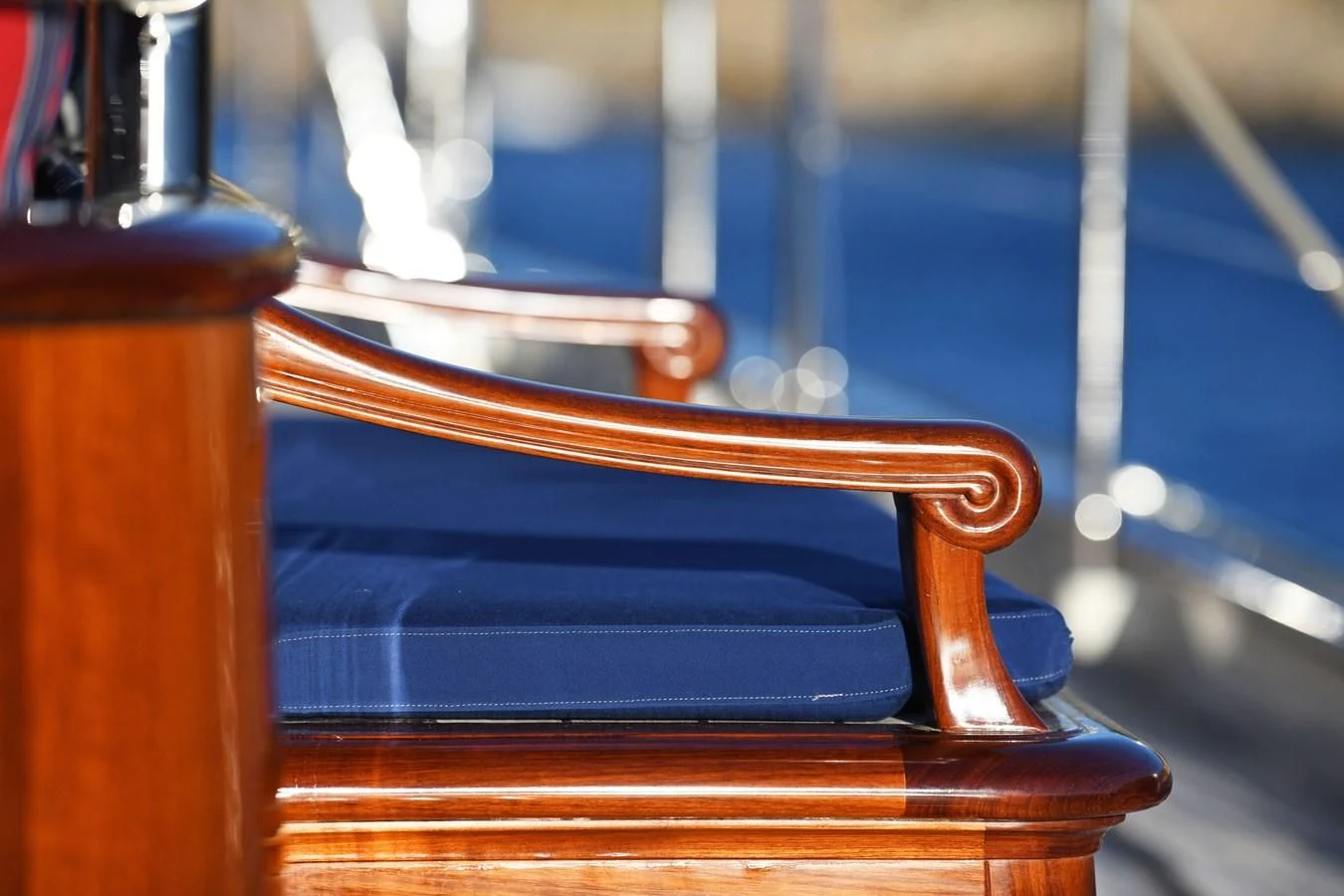 a close-up of a piano aboard ATALANTE Yacht for Sale