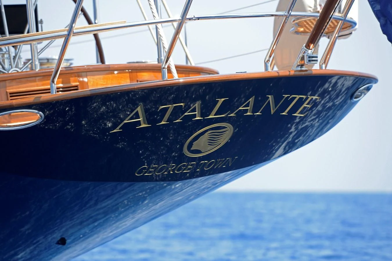 a boat on the water aboard ATALANTE Yacht for Sale