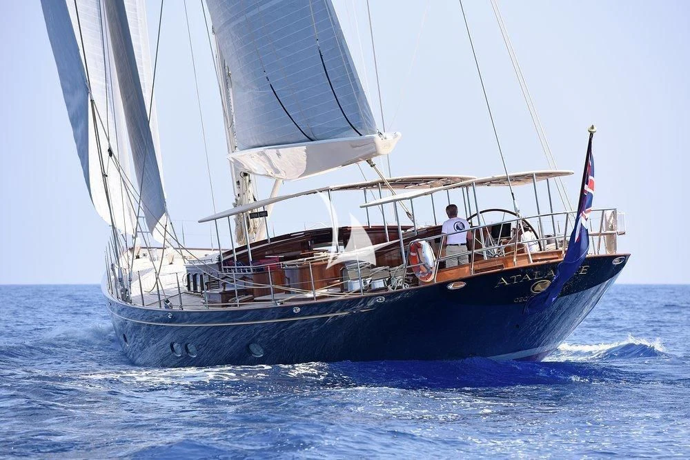 a boat on the water aboard ATALANTE Yacht for Sale