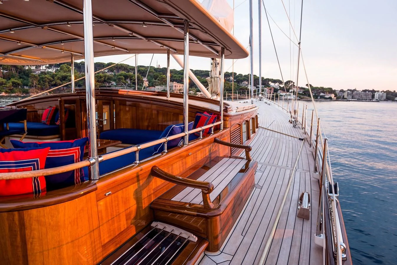 a boat on the water aboard ATALANTE Yacht for Sale