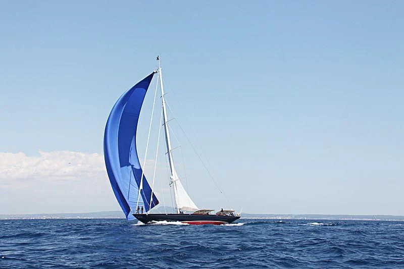 a sailboat on the water aboard ATALANTE Yacht for Sale