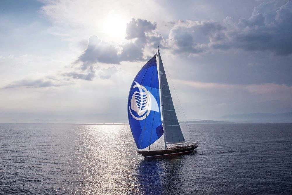 a sailboat on the water aboard ATALANTE Yacht for Sale