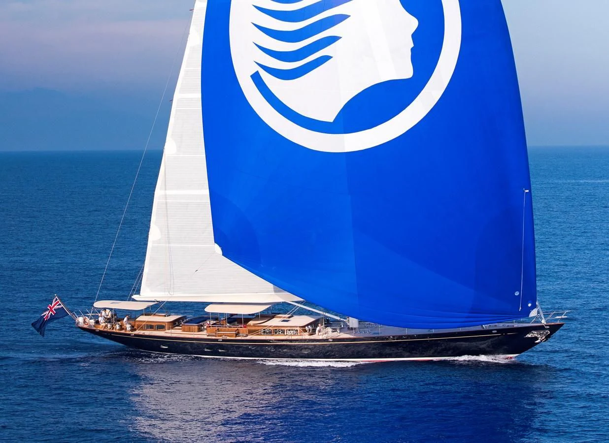 a sailboat on the water aboard ATALANTE Yacht for Sale