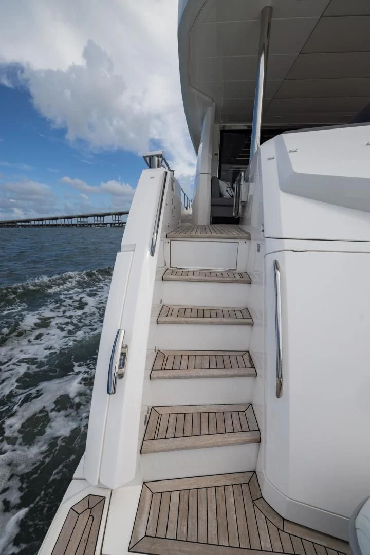 a boat on the water aboard MR. G Yacht for Sale