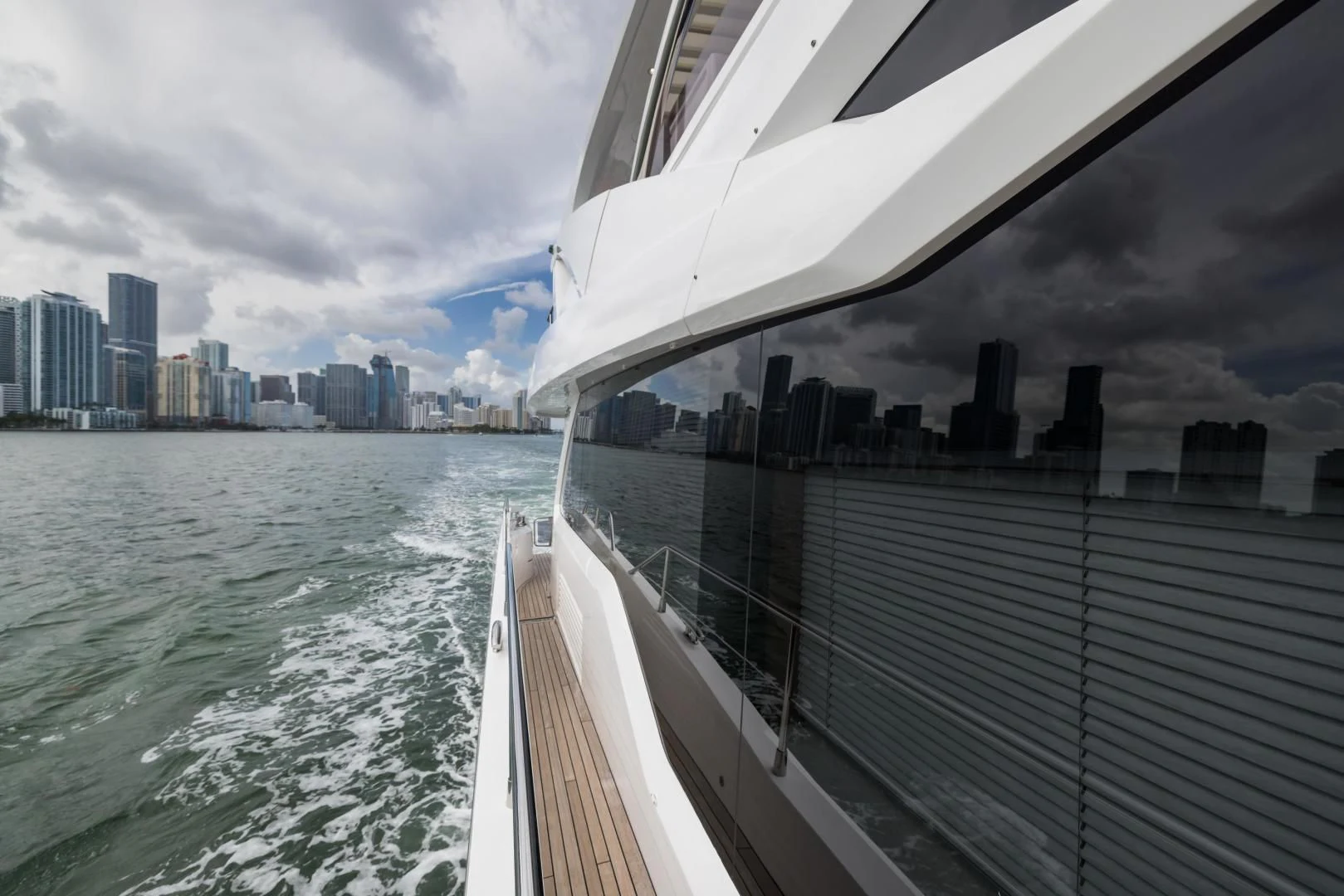 a boat on the water aboard MR. G Yacht for Sale
