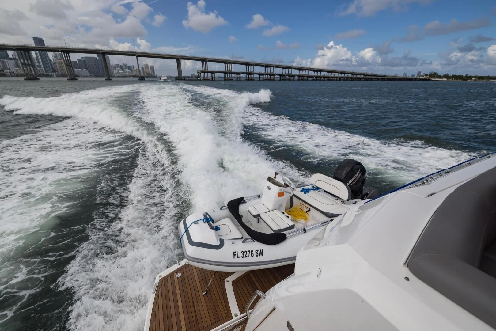 a boat on the water aboard MR. G Yacht for Sale