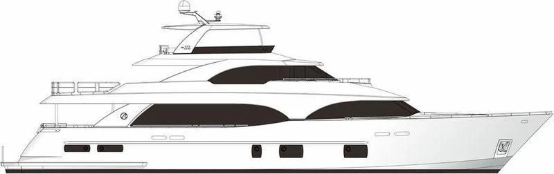 a white and black object aboard MTL Yacht for Sale