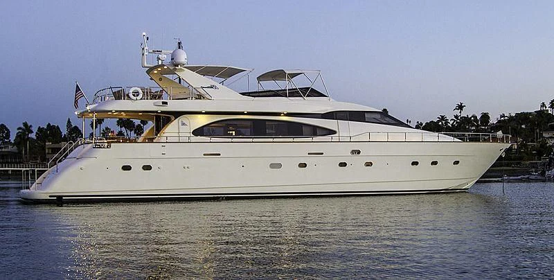 a large white yacht aboard SEA HAWK Yacht for Sale