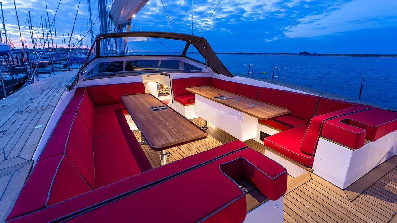 a boat on the water aboard BELLKARA Yacht for Charter