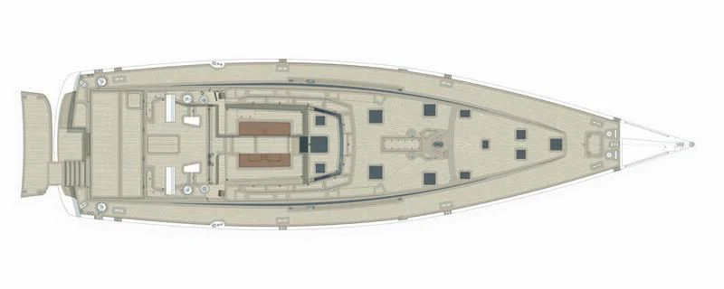 a grey and black electronic device aboard BELLKARA Yacht for Charter