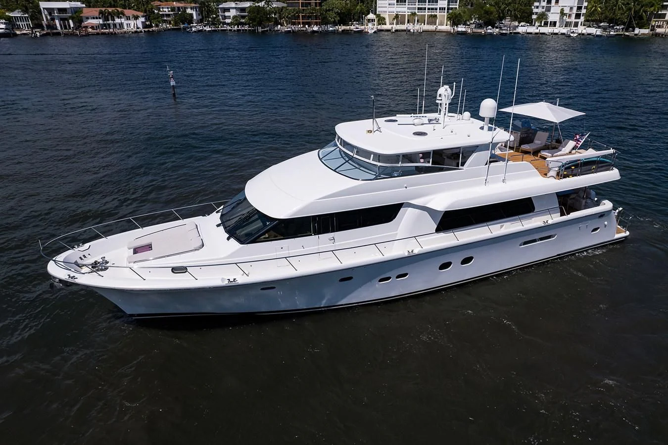 a boat on the water aboard ROBINSON CRUSOE Yacht for Sale