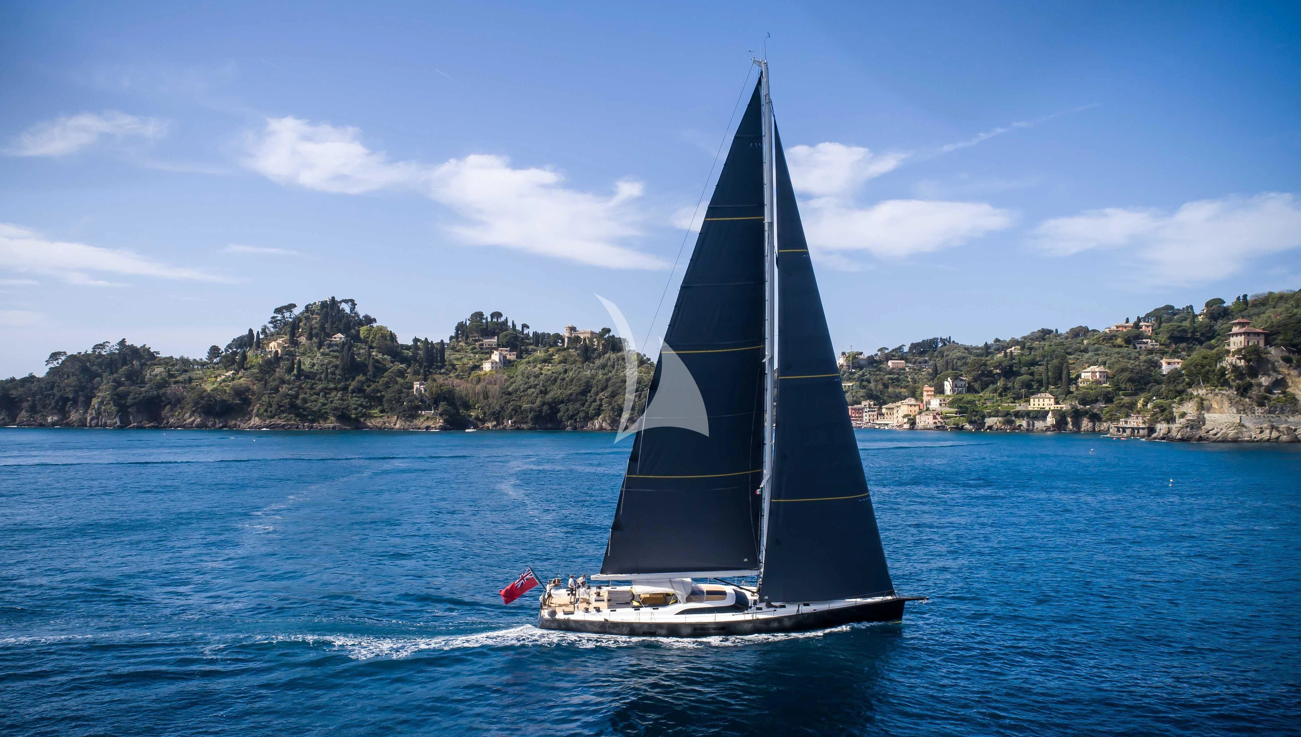 a sailboat on the water aboard AMMONITE Yacht for Charter