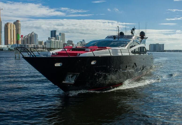 a boat on the water aboard MATZU Yacht for Sale