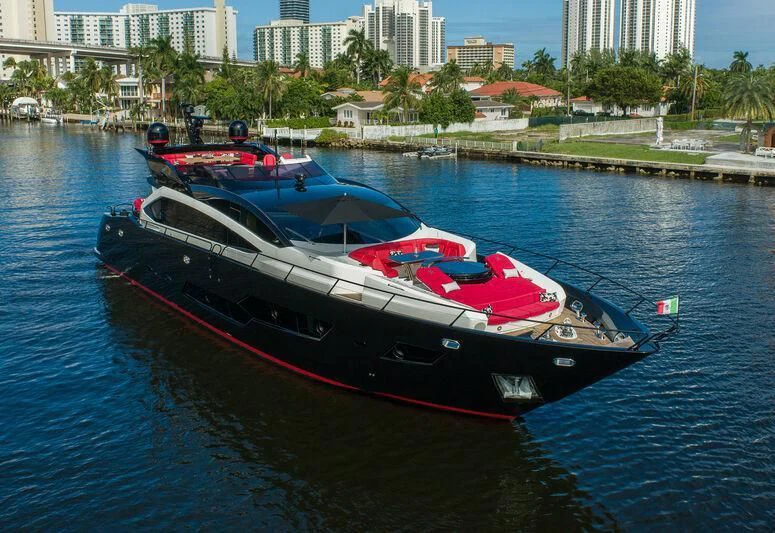 a boat on the water aboard MATZU Yacht for Sale