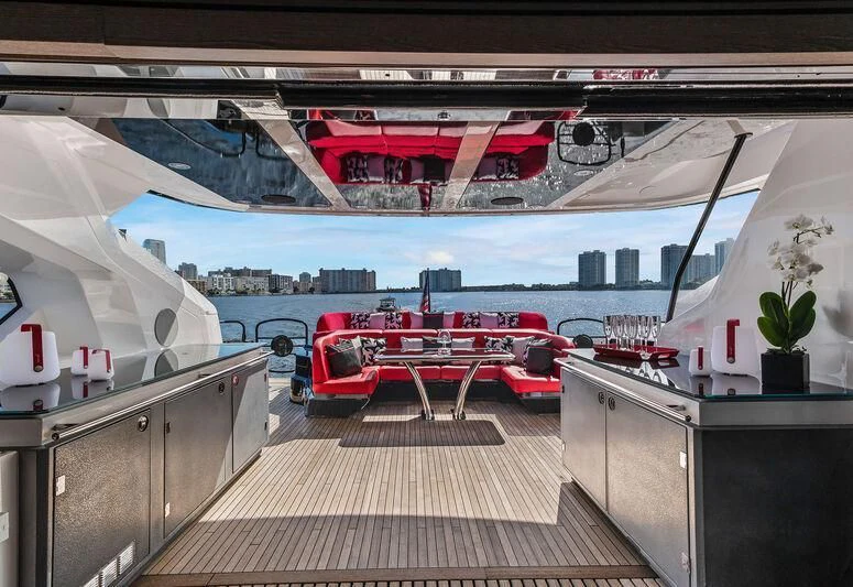 a boat in a body of water aboard MATZU Yacht for Sale