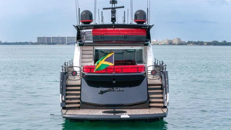 a boat on the water aboard MATZU Yacht for Sale
