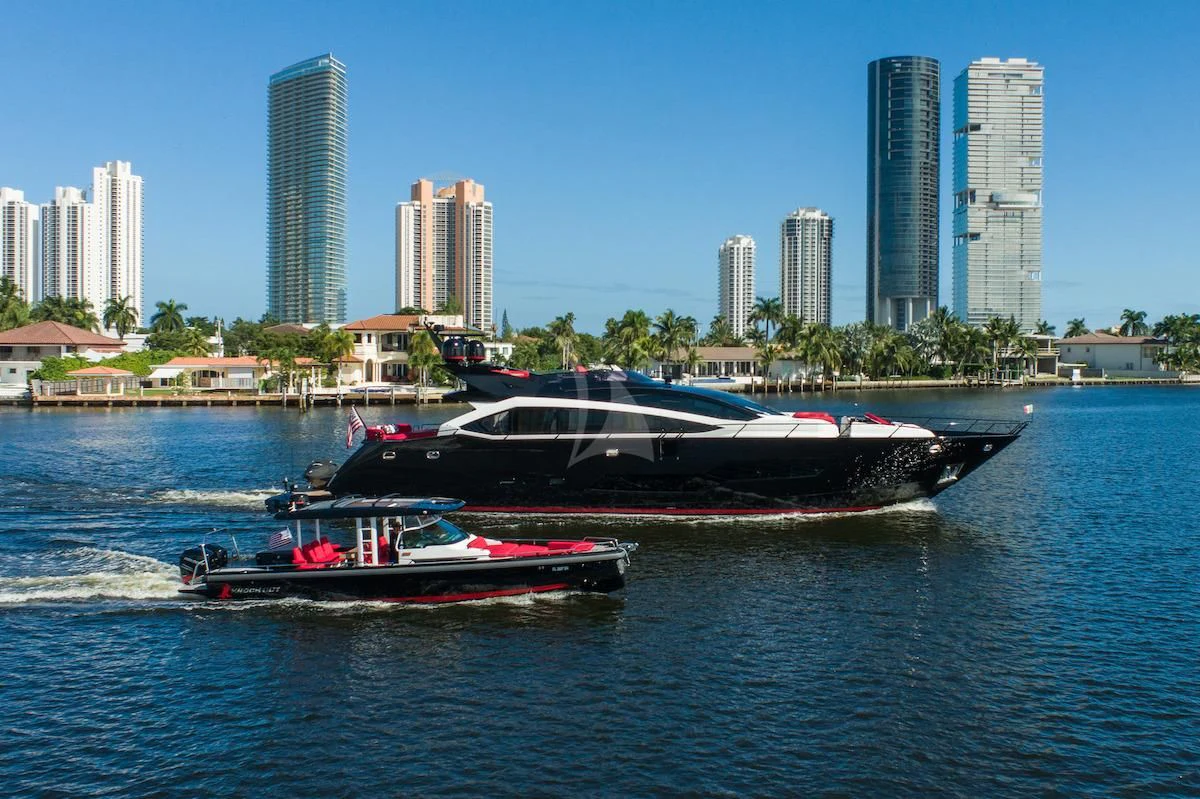 a boat on the water aboard MATZU Yacht for Sale