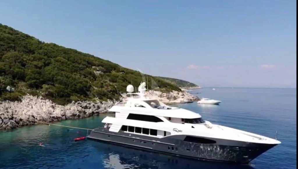 a boat on the water aboard I SEA Yacht for Charter