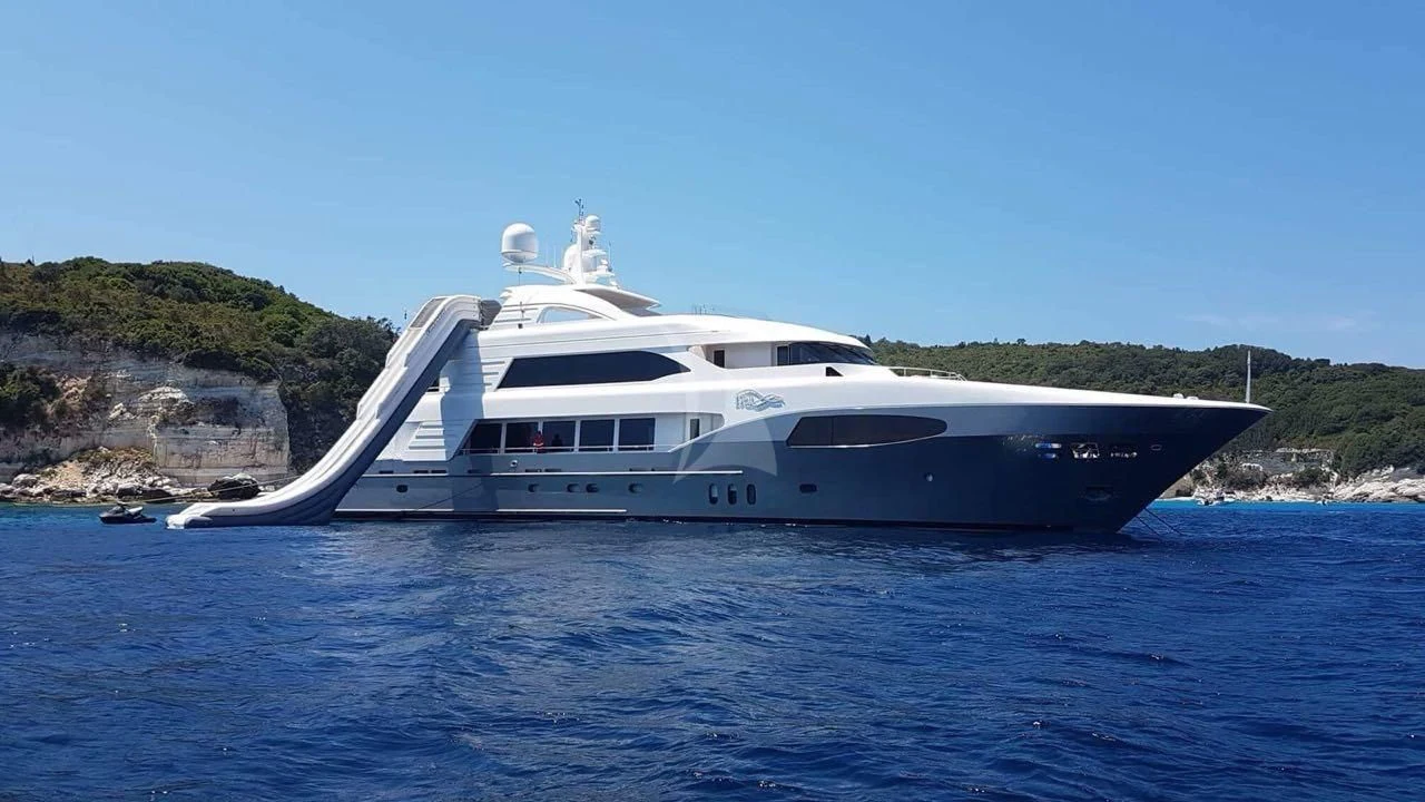 a boat on the water aboard I SEA Yacht for Charter