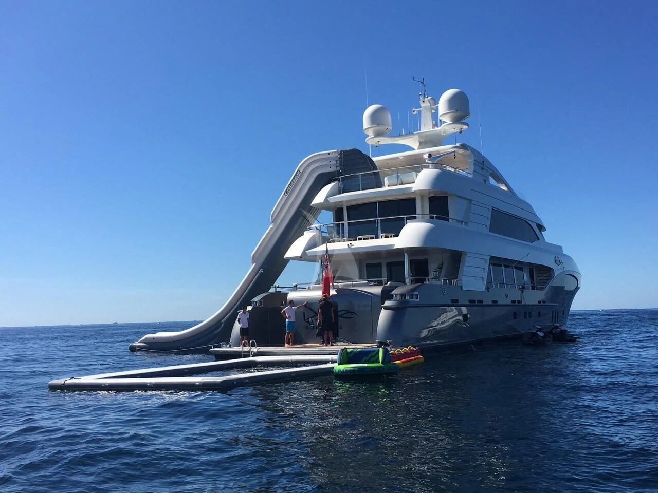 a boat in the water aboard I SEA Yacht for Charter