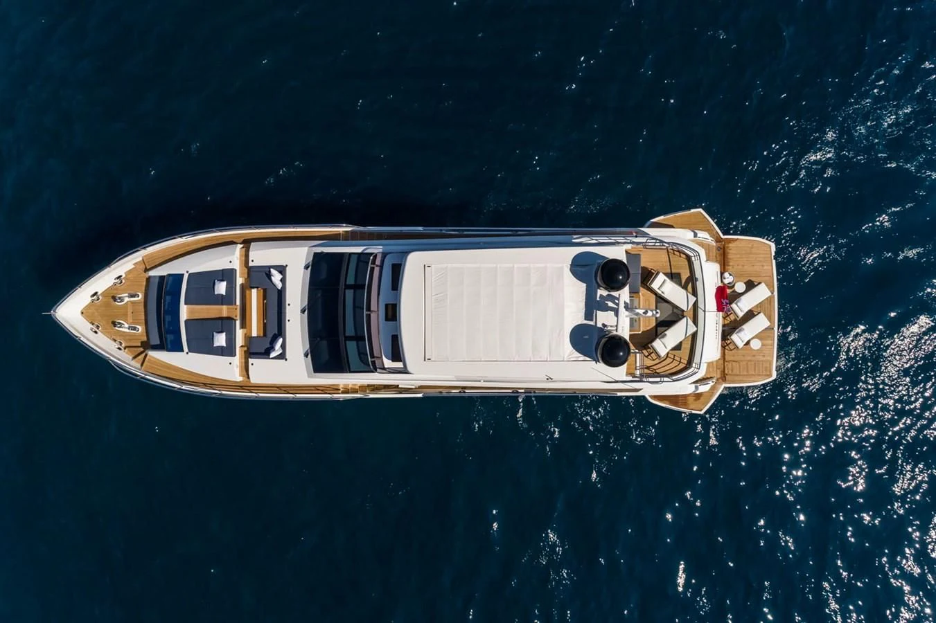 a space ship in outer space aboard PEARL Yacht for Sale