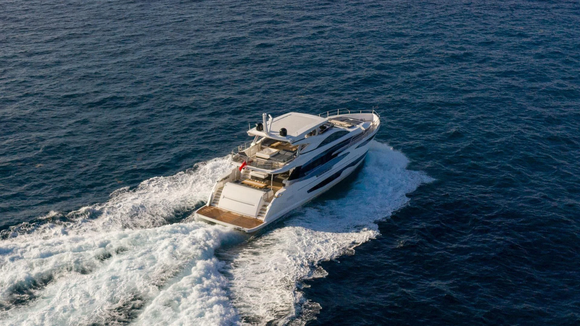 a boat on the water aboard PEARL Yacht for Sale