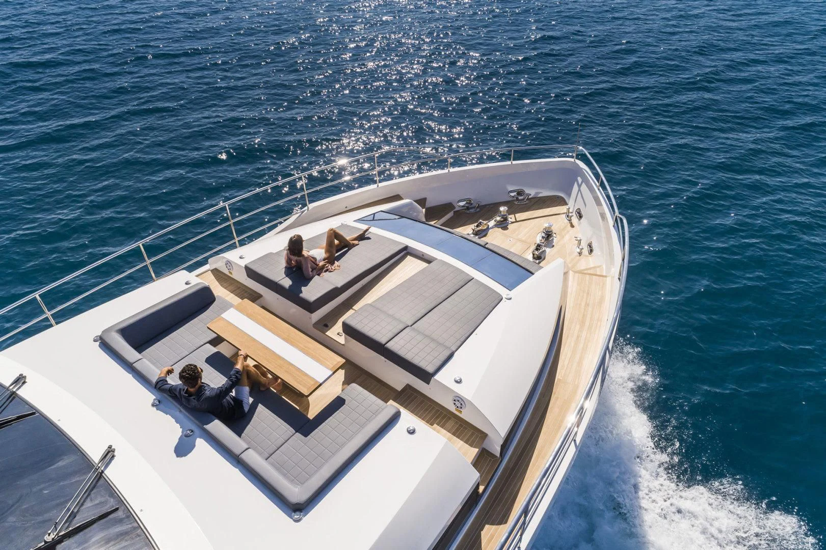 a boat on the water aboard PEARL Yacht for Sale